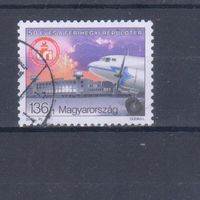 [2147] Венгрия 2000. Авиация.Самолет. Одиночный выпуск. Гашеная марка.