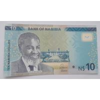 Намибия 10 долларов 2015 года UNC