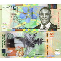 Багамские острова (Багамы) 1 доллар  2017 год  UNC