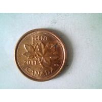 Монеты. Канада 1 Цент 2011.
