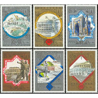 Туризм под знаком Олимпиады СССР 1979 год (4990-4995) серия из 6 марок