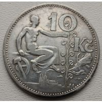 Чехословакия 10 крон 1930, серебро