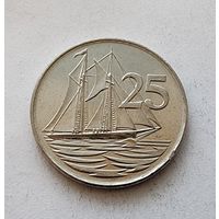 Каймановы острова 25 центов, 1999