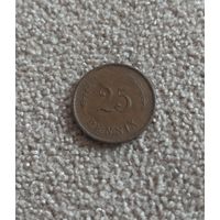 Финляндия 25 пенни, 1942