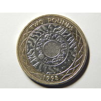 Великобритания 2 фунта 1998г