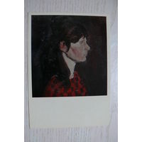 Корнелиу Баба; Портрет молодой женщины; 1974, чистая.