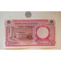 Werty71 Нигерия 1 фунт 1967 банкнота