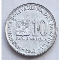 Венесуэла 10 боливаров 2002 г.
