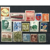 Марки разных стран (1) - 15 марок. Гашеные и MNH.  (Лот 1EM)-T7P1