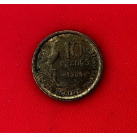 49-26 Франция, 10 франков 1955 г.