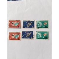 СССР 1964 3 м зуб.+3 м б/зуб день косм.