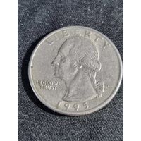 США 25 центов 1995  P