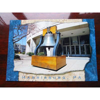 С005-3003 Открытка Harrisburg, PA The Liberty Bell replica США 2000 Подписана