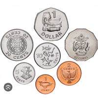 Соломоновы острова набор 7 монет 2005-2010 UNC