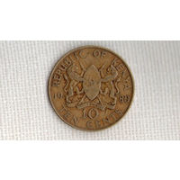 Кения 10 центов 1980(Ki)