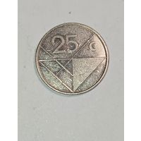 Аруба 25 центов 1997 года.