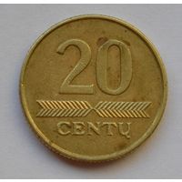 Литва 20 центов, 2008 г.