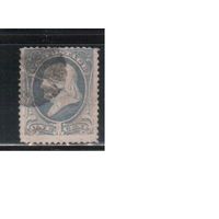 США-1870, (Мих.36), гаш.  , Стандарт, Президенты, Франклин