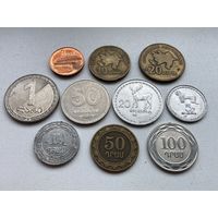 Набор монет Кавказских республик бывшего СССР( одним лотом )