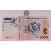 Werty71 Бурунди 5000 франков 2022 UNC банкнота