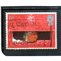Великобритания. Mi:GB 1596. Европейский воробей (Erithacus rubecula) в почтовом ящике. Серия: Рождество 1995 - Рождество воробей. 1995.