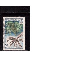 Мадагаскар-1957 (Мих.436), гаш.   , Французские   Колонии, Флора