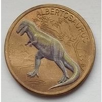Остров Иль-де-Пен (Новая Каледония) 10 франков 2024 г. Динозавр Альбертозавр