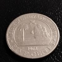 Либерия 5 центов 1961г.