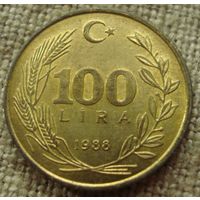 100 лир 1988 Турция