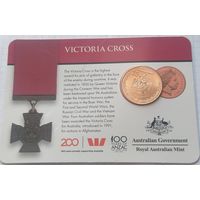 Австралия 25 центов, 2017 Легенды АНЗАК - Медали почета. Крест Виктории