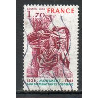Памятник в Париже Франция 1978 год серия из 1 марки