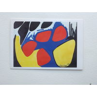 Calder   живопись  10х15 см