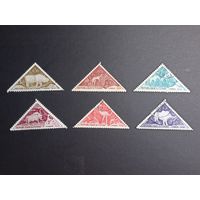 Чад 1962. Доплатные марки. Наскальные рисунки