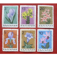 Болгария. Цветы. ( 6 марок ) 1968 года. 8-2.