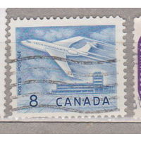 Авиация Самолеты  Авиалайнер и аэропорт Оттавы Канада 1964 год лот 3