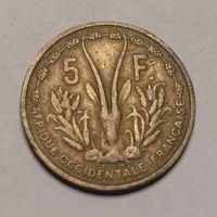 5 франков 1956 Французская Западная Африка