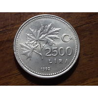 Турция 2500 лир 1992