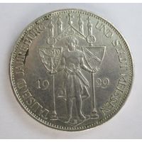 Германия 3 марки 1929 Мейсен,  серебро    .30-349