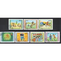 Год ребёнка Монголия 1976 год серия из 7 марок