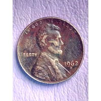 США 1 цент 1962 г. D(Денвер).