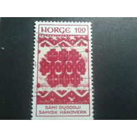 Норвегия 1973 вышивка