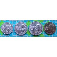Индонезия набор монет  100, 200, 500, 1000 рупий 2016 года, UNC. Серия "Известные люди".