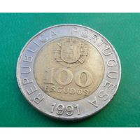100 эскудо Португалия 1991 г.в.