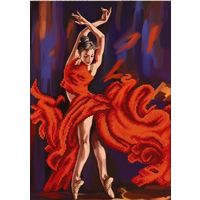 Картина для вышивки " Танец страсти"