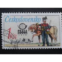 Чехословакия 1977 фил. выставка, лошадь