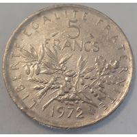 Франция 5 франков, 1972 (4-8-11)