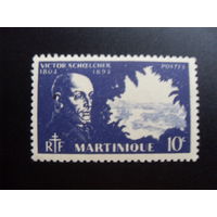 Франция. Французские колонии (Мартиника) 1945 Mi:FR-MAR 207 Виктор Шельшер