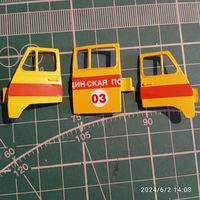 Двери  УАЗ 452, (комплект)СССР, 1:43