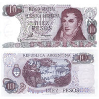 Аргентина 10 Песо 1976-83 UNC П1-16