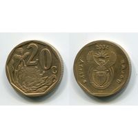 Южная Африка. 20 центов (2004, XF)